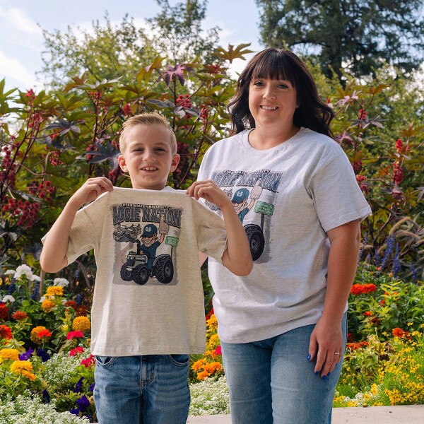 utah state tractor matching mini me t-shirts
